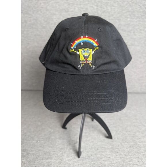 Nickelodeon SpongeBob SquarePants Baseball Hat Men's One Size Rainbow Pride Cap - Picture 1 of 6